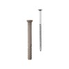 Kranz KR-01-3621-008 Дюбель-гвоздь потайной бортик, полипропилен 6х60