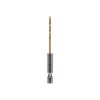 Kranz KR-91-5501 Сверло по металлу, 2,5мм, Р6М5, ТИТАН