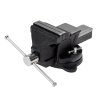 Kranz KR-12-5101 Тиски слесарные 100мм, поворотные, с наковальней