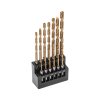 Kranz KR-91-0622 Набор сверл по металлу, 1,5-6,5мм (через 0,5мм, 3,2мм, 4,8мм), HSS