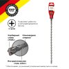 Kranz KR-91-0827 Бур по бетону 8x460x400мм, крестовая пластина, SDS PLUS