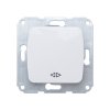 Kranz KR-78-0206 DEA Выключатель (переключатель) 1кл прох. (инд) с/у 10А