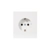 KR-78-0701-4 Розетка STRONG 1-ая с/з с/у, со шторками 16А