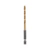 Kranz KR-91-5504 Сверло по металлу, 4,2мм, Р6М5, ТИТАН, шестигранный хвостовик