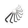 Kranz KR-12-5201 Набор ключей имбусовых HEX 1,5-10 мм, CrV