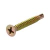 Kranz 1505-3925-1 Саморез оконный сверло, 3.9х25, желтый цинк