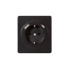 KR-78-0704-3 Розетка ROUND 1-ая с/з с/у з/ш 16А с USB A+C быстрой зарядки 5В/3А