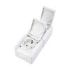 Kranz KR-78-0803 Блок горизонтальный 2 розетки (керамика) INDUSTRIAL IP54