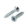 Kranz 1502-4125-1 Саморез оконный острый, 4.1х25, белый цинк