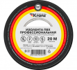 Kranz KR-09-2806 Изолента ПВХ профессиональная, 0.18х19 мм, 20 м