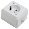 78-0515 Розетка штепсельная влагозащищенная открытой установки c/з 16 А IP44
