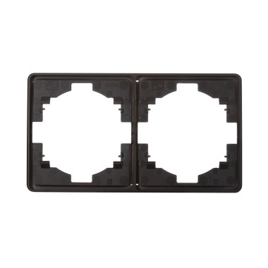 Фотография товара 'KR-78-0752-3 Рамка ROUND 2-постовая оникс'