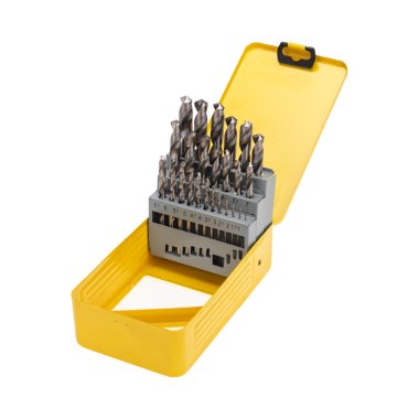 Фотография товара 'Kranz KR-91-0637 Набор сверл по металлу, 1-13мм (через 0,5мм), HSS, цилиндрический хвостовик'