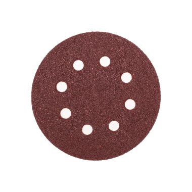 Фотография товара 'Kranz KR-91-1164 Диск абразивный на ворсовой основе, на липучке, перфорированный, P40, 125мм'