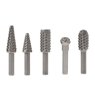 Фотография товара 'Kranz KR-91-0798 Набор борфрез (шарошек) по дереву, 5 шт'