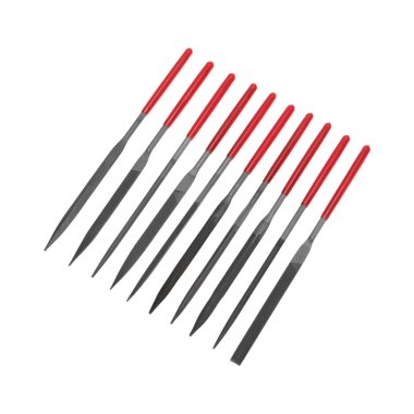 Фотография товара 'Kranz KR-12-4103 Набор надфилей 160х4мм, обрезиненные рукоятки'