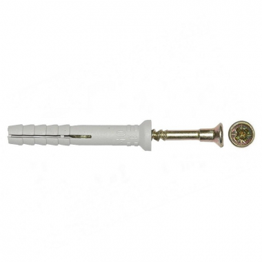 Фотография товара 'Kranz KR-02-3621-001 Дюбель-гвоздь, полипропилен 6х40'