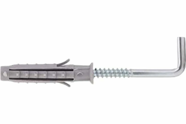 Фотография товара 'Kranz 1416-0012-1 Дюбель с прямым крюком 12, упаковка поставщика'