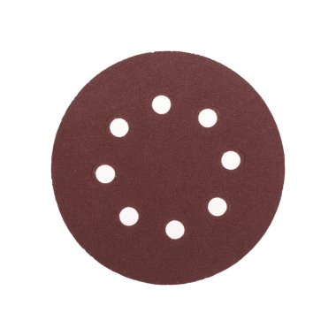 Фотография товара 'Kranz KR-91-1169 Диск абразивный на ворсовой основе, на липучке, перфорированный, P180, 125мм'