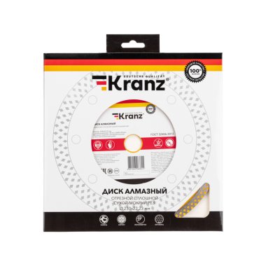 Фотография товара 'Kranz KR-90-0140 Диск алмазный отрезной ультратонкий 115x22,2x1,4x10 мм'