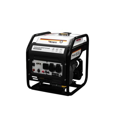 Фотография товара 'Kranz KR-16-1143 Генератор инверторный KR3500IO, 3,5кВт, 230В, 7л'