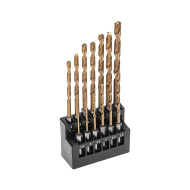 Фотография товара 'Kranz KR-91-0622 Набор сверл по металлу, 1,5-6,5мм (через 0,5мм, 3,2мм, 4,8мм), HSS'