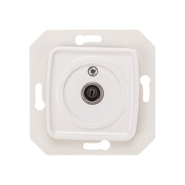 Фотография товара 'Kranz KR-78-0221 DEA Розетка TV Проходная с/у'