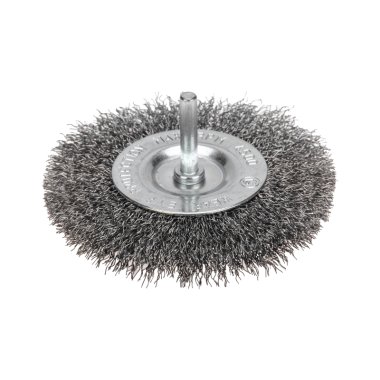 Фотография товара 'Kranz KR-91-1246 Щетка дисковая для дрели, витая стальная проволока, 100мм'