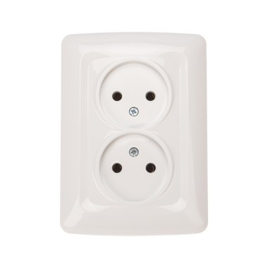 Фотография товара 'Kranz KR-78-0219 DEA Розетка 2-ая керамика б/з с/у 10А'