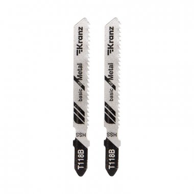 Фотография товара 'Kranz KR-92-0313 Пилка для электролобзика по металлу T118B 76 мм'