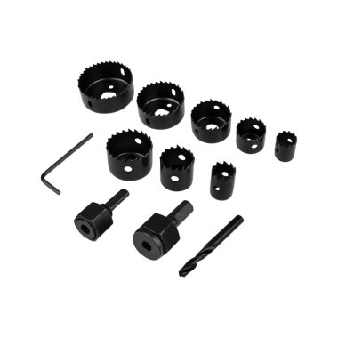 Фотография товара 'Kranz KR-92-0251 Набор коронок по дереву (19, 22, 28, 32, 38, 44, 54, 64 мм)'