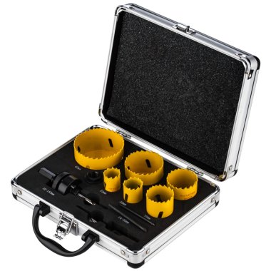 Фотография товара 'Kranz KR-92-0202-1 Набор коронок Bimetal (22, 25, 35, 40, 51, 67), 11 предметов'