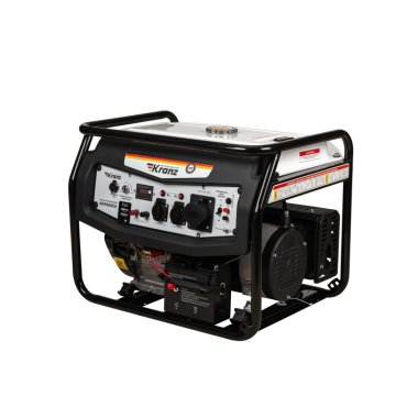 Фотография товара 'Kranz KR-16-1138 Генератор бензиновый KR9000EA, 9,0кВт, 230В, 25л'