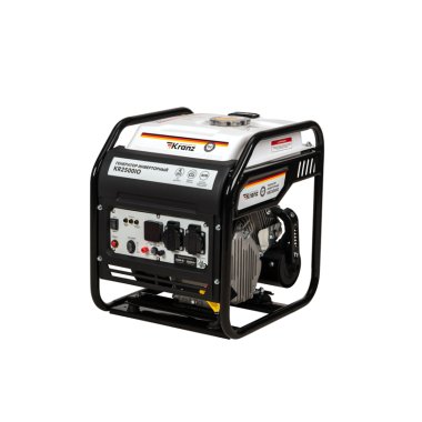 Фотография товара 'Kranz KR-16-1142 Генератор инверторный KR2500IO, 2,5кВт, 230В, 7л, открытый корпус, ручной старт'