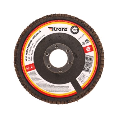 Фотография товара 'Kranz KR-90-0005 Круг лепестковый торцевой, P40, 115х22,2мм'