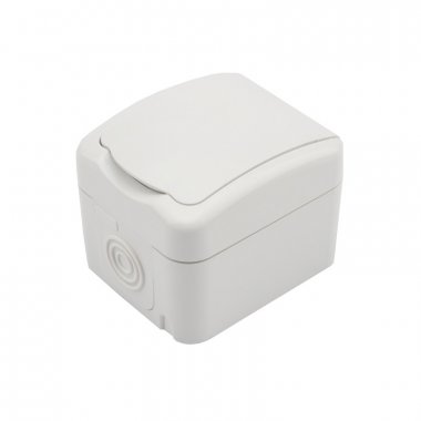 Фотография товара 'Kranz KR-78-0604 Розетка одноместная Mini OG IP54'