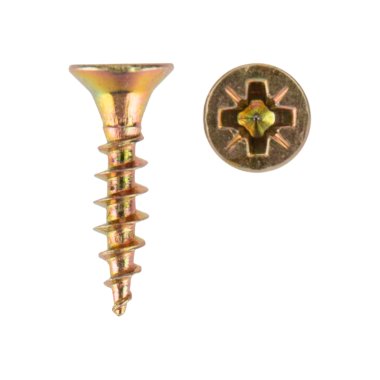 Фотография товара 'Kranz 1111-3516-1 Саморез универсальный 3.5х16, желтый цинк'