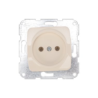 Фотография товара 'Kranz KR-78-0244 DEA Розетка 1-ая керамика б/з с/у 10А'