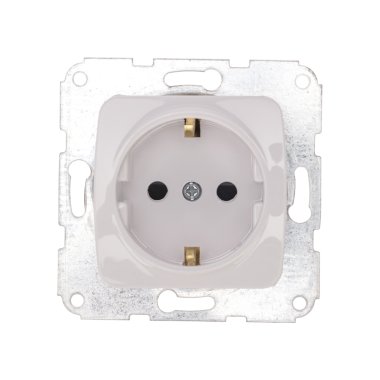 Фотография товара 'Kranz KR-78-0212 DEA Розетка 1-ая с/з з/ш с/у 16А'