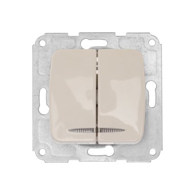 Фотография товара 'Kranz KR-78-0233 DEA Выключатель 2кл (инд) с/у 10А'