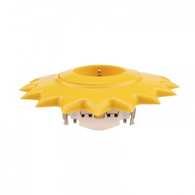 Фотография товара 'Kranz KR-78-0813 Розетка одноместная HAPPY Солнце'