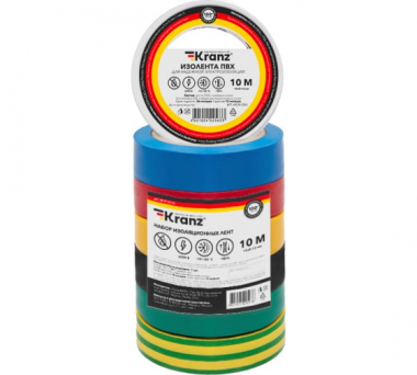 Фотография товара 'Kranz KR-09-2010-E Набор изоляционных лент 0.13х15 мм'