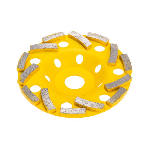 Фотография товара 'Kranz KR-90-0258 Чашка алмазная шлифовальная, Турбо-сегмент, 125х22,2мм'