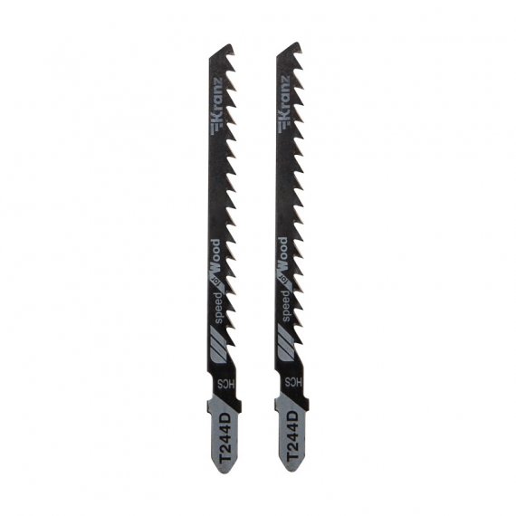 Фотография товара 'Kranz KR-92-0312 Пилка для электролобзика по дереву T244D 100 мм'