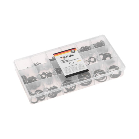 Фотография товара 'Kranz KR-01-3101-17 Набор резиновых уплотнительных колец 3-22мм'