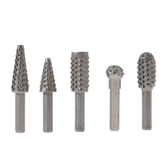 Фотография товара 'Kranz KR-91-0798 Набор борфрез (шарошек) по дереву, 5 шт'