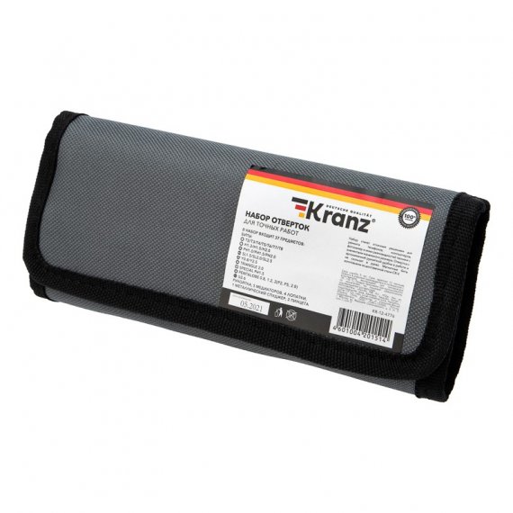 Фотография товара 'Kranz KR-12-4776 Набор отверток для точных работ'