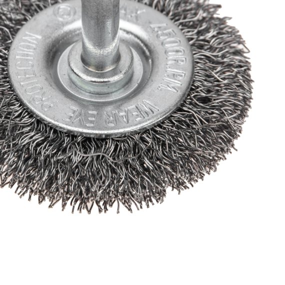 Фотография товара 'Kranz KR-91-1245 Щетка дисковая для дрели, витая стальная проволока, 75мм'