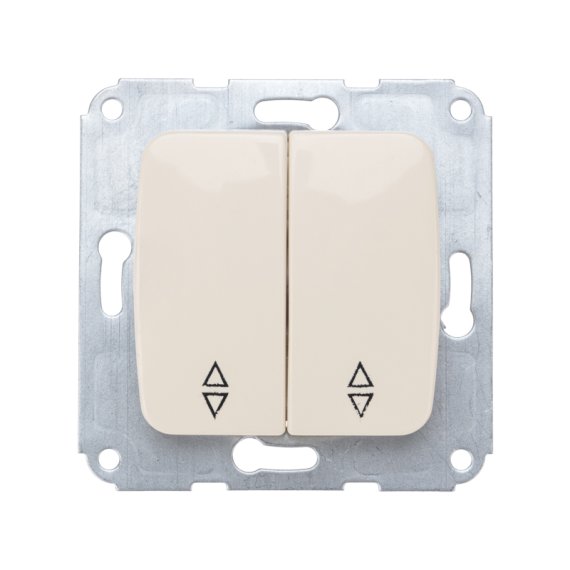 Фотография товара 'Kranz KR-78-0237 DEA Выключатель (переключатель) 2кл прох. с/у 10А'