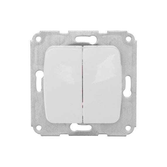 Фотография товара 'Kranz KR-78-0202 DEA Выключатель 2кл с/у 10А'